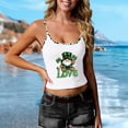 thumbnail image 3 of Camisetas de Verano para Mujeres sin Mangas Impresas con Cuello en U de Poliéster de Longitud Regular de Moda Casual, 3 of 6