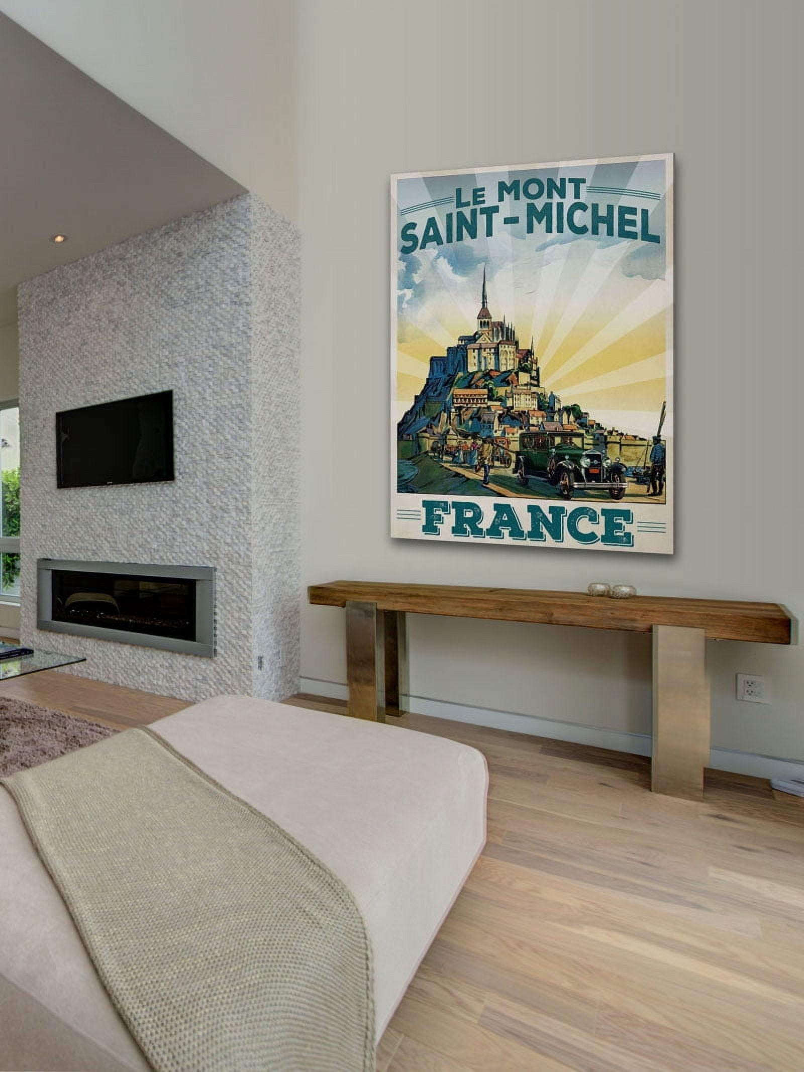 Marmont Hill "Le Mont Saint-Michel" Painting Print on Canvas