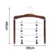 thumbnail image 5 of Perchero de madera maciza multifuncional multicapa para colgar pantalones, colgador de madera, toalla, bufanda, corbata, estante de almacenamiento, estante para ropa Ormromra 2035212-1, 5 of 9