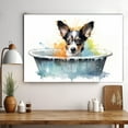 thumbnail image 3 of Toy Fox Terrier Dog Canvas Bathroom Décor - Unique Bath Wall Decor - Modern Canvas Bathroom Wall Art - Room Decor - Bathroom Decorations - Restroom Sign - Wall decor living room, 3 of 4