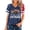NavyAW0520&13, variant on 1776-2026 250 Anniversary USA Shirts Flag Print V Neck T Shirts for Women Short Sleeve Celebration Freedom Patriotic 4th of July Shirt Women Blue M