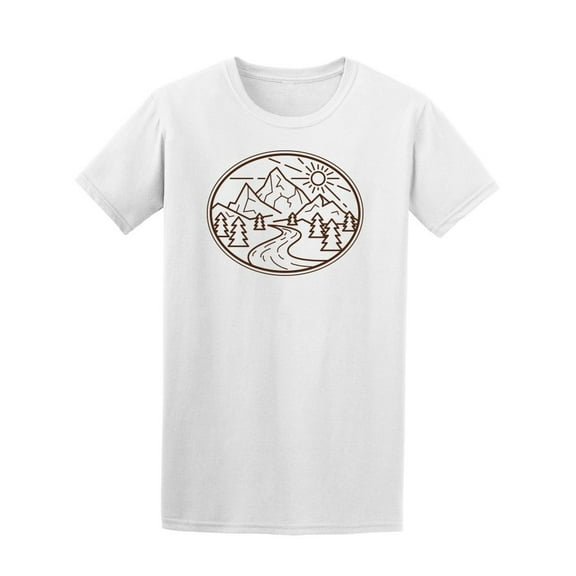 Mountains Landscape Tee Men's -Image by Shutterstock