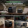 thumbnail image 4 of Waykar 6000 BTU Portable Air Conditioner for Camping, Advanced Dual-Hose System for Tents & RVs, 110V AC/DC Inverter Support, 3-in-1 Cooling, Dehumidifier & Fan for Off-Grid Outdoor Comfort, 4 of 9