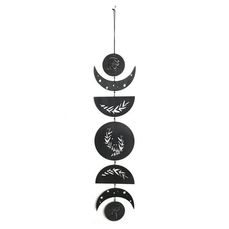 

Moon Wall Art Moon Wall Decor Minimalist Boho Room Decor Wooden Moon Phase Wall Hanging Farmhouse Moon Wall Sign for Home Bedroom