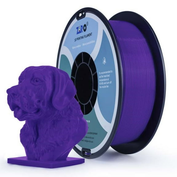 Ziro 3D PETG Filament, 1.75mm 1kg, Purple