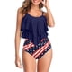thumbnail image 1 of Moda mujer sexy traje de baño impreso volantes bikini split traje de baño Fridja  nalpqowj61208, 1 of 9