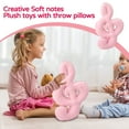 thumbnail image 4 of Creative Soft Music Note Shaped Plush Pillow, Super Soft Plush Fabric For Comfortable Relaxation Reading, Home Sofa Cushion Decor For Living Room Bedroom Girls Companion Soothing, 4 of 5