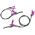 thumbnail image 1 of Bike Disc Brake Set, Mountain Bike Hydraulic Disc Brake Kit 4 Piston Hydraulic Disc Brake Bike CNC Bilateral Oil Brake with 160mm Rotor Disc Suitable for Most Model on the Market, 1 of 7