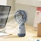 thumbnail image 5 of Mini ventilador portátil - Ventilador portátil USB recargable de bolsillo, 3 velocidades, funcionamiento silencioso, 145g ligero para escritorio, viajes, eventos, 5 of 8