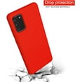 thumbnail image 6 of Galaxy Note 20 Case, Samsung Note 20 Case Liquid Silicone Case Dual Layer Hybrid Hard PC Soft Silicone Gel Rubber Bumper Slim Fit Shockproof Protective Phone Case for Samsung Galaxy Note 20,Red, 6 of 12