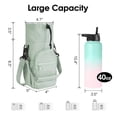 thumbnail image 2 of Water Bottle Bag Crossbody，Insulated Water Bottle Purse Crossbody Water Bottle Holder,Water Bottle Holder Carrier with Strap for 30/40oz Tumbler, 2 of 5