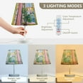 thumbnail image 3 of Yayeee Mini Table Lamp 11.8" Dimmable with Fabric Shade 3 Color Temperatures, Yellow Window, 3 of 7