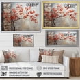 thumbnail image 4 of Designart "Blaze Of Red Maple III" Tree Maple Floater Framed Wall Decor, 4 of 5