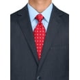 thumbnail image 3 of DTI BB Signature Men's Suit 2 Button 2 Piece Jacket Plaid Pant Modern Fit Suits French Blue, 3 of 3