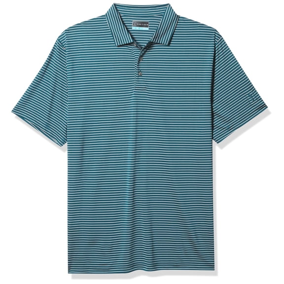 PGA Tour Men’s Performance Feeder Strip Submerged T-Shirt (Green, Small)