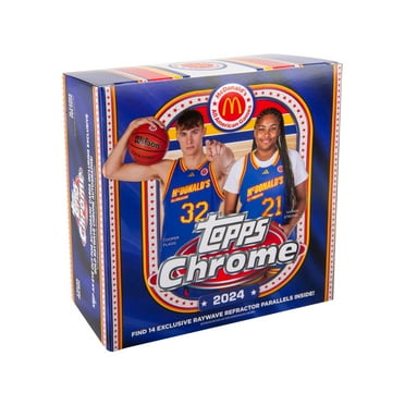 2024 Topps McDonalds All-American Chrome Basketball Trading Cards Mega Box