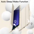 thumbnail image 5 of JETech Case for Samsung Galaxy Tab S9 11 Inch with S Pen Holder, Soft TPU Tri-Fold Stand Protective Tablet Cover, Support S Pen Charging, Auto Wake/Sleep (Beige), 5 of 6