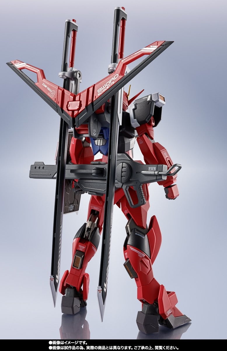 Bandai Tamashii Nations MS Gundam SEED Freedom: Sword Impulse Gundam Spec II (Side MS) Metal Robot Spirits Action Figure