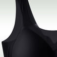 thumbnail image 5 of GUACER Womens Wide Strap Seamless Bra Comfort Wirefree Tank Bralette, Scalloped Mesh V-Neck Smoothing Lounge Bra, 5 of 5