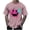 Pink, variant on T-shirts for Men Printed Short Sleeve Casual Round Neck T-shirt Top Army Green L Mens Tops