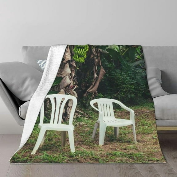 Bad Cute Bunny Flannel Blanket - Ultra Soft Premium Throw for Bed, Couch, Dorm Room Decor