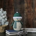 thumbnail image 3 of Northlight 10.25” Green and White Penguin with Scarf Tabletop Decor, 3 of 4