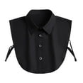thumbnail image 1 of Collar falso negro para mujer, decoración portátil para blusa, suéter, ropa, uniformes, 1 of 8