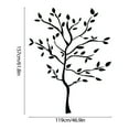 thumbnail image 3 of ABODELINE Tree of Life Wall Decor Family Stickers Leaves Branches on Tree Wall Sticker Home Vinyl Art Decals for Bedroom Kitchen Living Room School Dormitory Yoga Studio Decoration 61.8x46.9in, 3 of 6