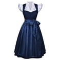 thumbnail image 2 of RoamHome Women's 2 Piece Oktoberfest Dirndl Dress German Bavarian Ruffle Sleeve V Neck Summer Dress, 2 of 9