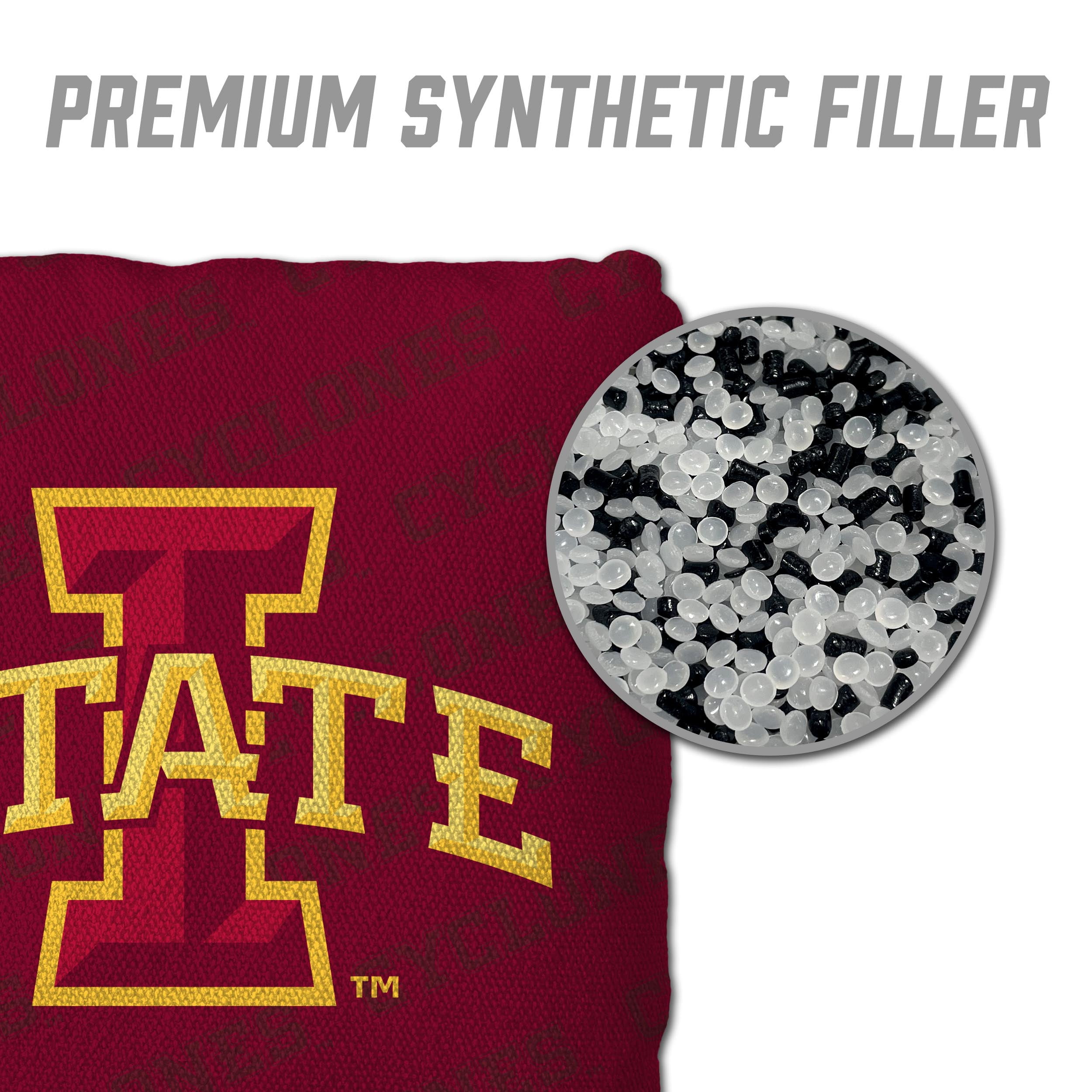 NCAA Iowa State Cyclones Cornhole Bags - 4PK - Maroon