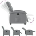 thumbnail image 5 of vidaXL Recliner Chair Light Gray Fabric (100% polyester), metal, plywood, 5 of 5