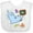 AA-White, variant on Inktastic Teacher Shark with School of Fish Boys or Girls Baby Bib