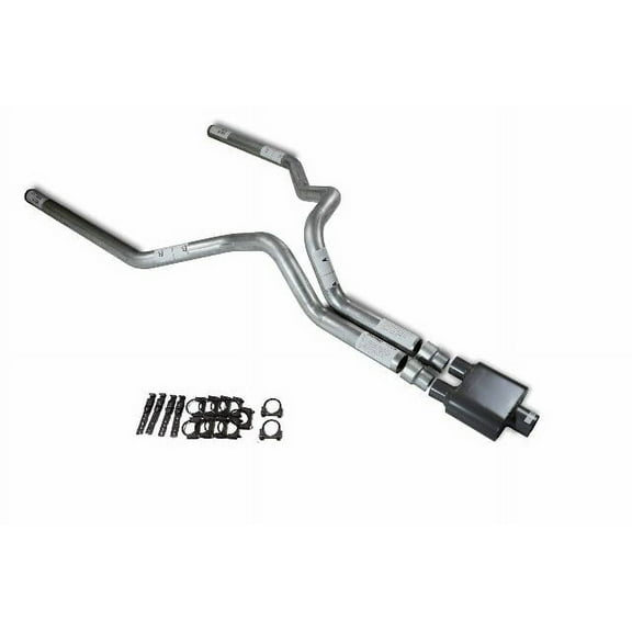 Ford F-150 Truck 87-97 3" Dual Truck Exhaust Kits 1 Chamber Muffler