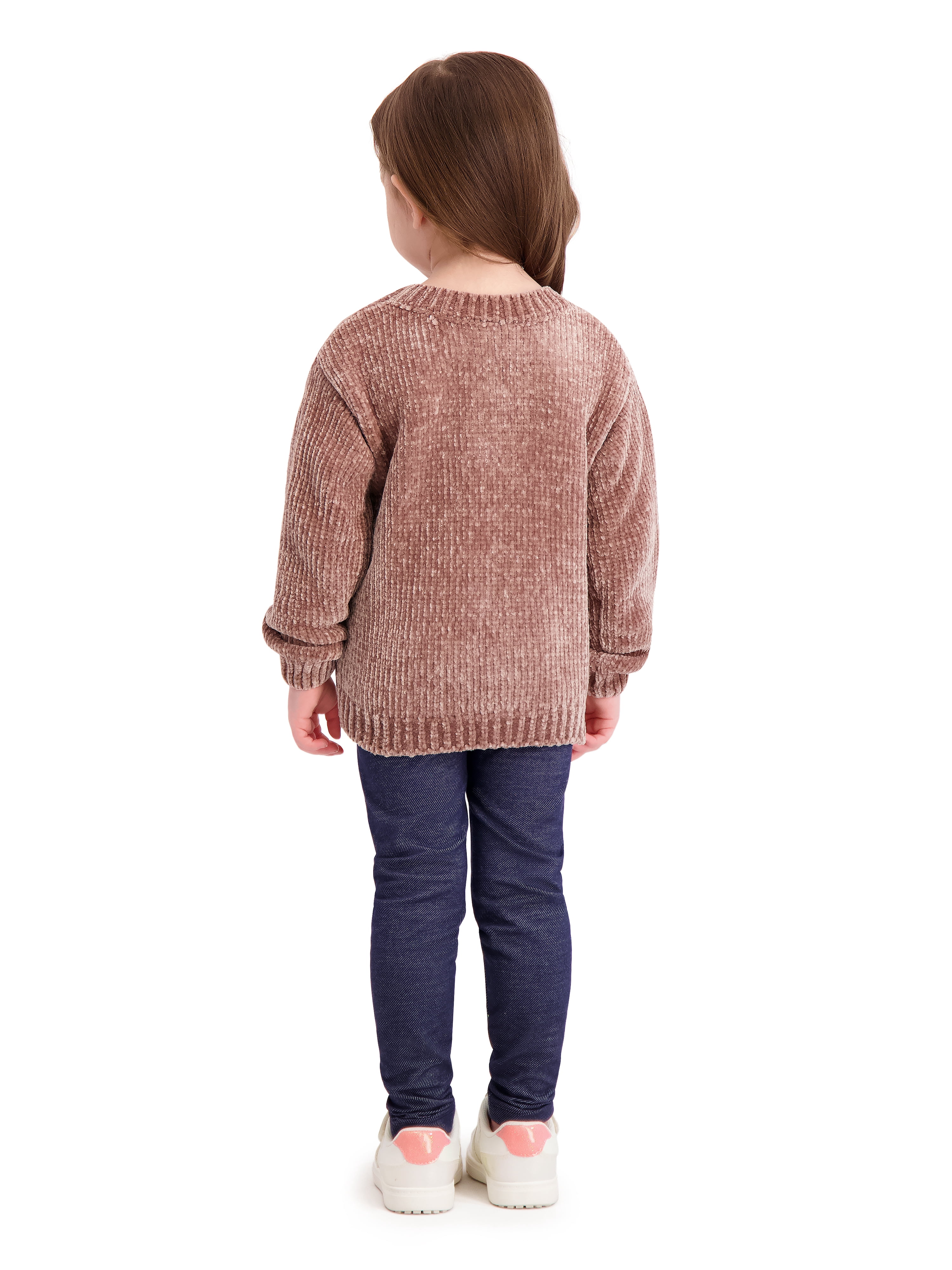 Toy Story Toddler Girls Chenille Sweater, Sizes 12 Months - 5T