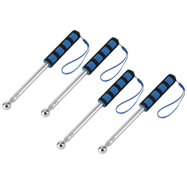 Rdeghly 4Pcs Telescopic Rod Tool Portable Extending Long Pen Pick Up Stick 120cm
