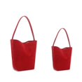 thumbnail image 3 of Bolso de mano de gamuza Real para mujer, de gran capacidad bolso de viaje, reversible, de un solo hombro, 3 of 5