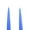 Med. Blue, variant on Traditional Danish Style Pointed Taper Candles - 6 Inch - Pairs