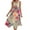 Hot Pink, variant on Drses ‌‌‌‌‌‌‌‌‌‌Women's 2025 Plus Size Floral Swing Sundress - Irregular Hem A-Line Midi | Sleeveless Round Neck Loose Casual Beach Dress