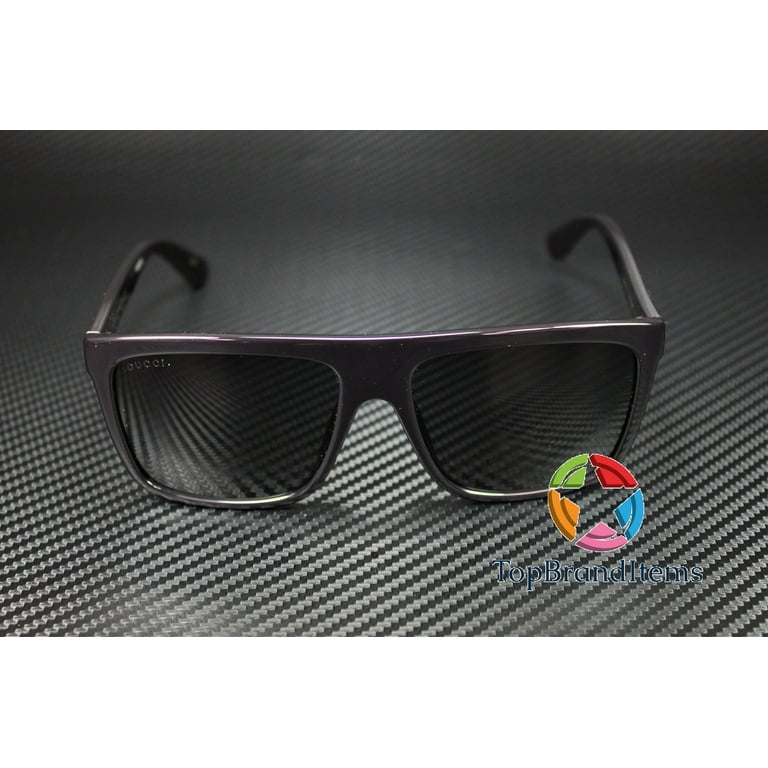 Gucci GG 0748 S - 001 Designer Sunglasses, Black / Grey  display picture 1
