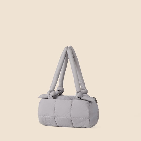 PRIYAL Puffer Purse for Women Crescent Bag Small Puffer Shoulder Bag Puffy Hobo Bag