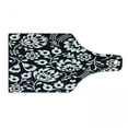 thumbnail image 1 of Folk Art Cutting Board, Monochromatic Polish Traditional Botanical Motifs Flowers with Peduncles, Decorative Tempered Glass Cutting and Serving Board, in 3 Sizes, by Ambesonne, 1 of 2