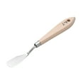 thumbnail image 3 of Uxcell Painting Palette Knife 7.09" Stainless Steel Blade Beech Wood Handle with Hole, 1Pc, 3 of 7