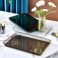 thumbnail image 3 of Travelwant Rectangle White Plastic Serving Trays, Heavy Duty Serving Platters, Reusable Trays Perfect For Wedding, Parties & Buffet,Spring, 3 of 7