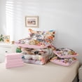 thumbnail image 6 of Castle Fairy Kawaii Cats Twin Bedding Sets,Chic Floral Flowers Bedding Comforter Set, 6 of 8