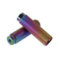 Motoforti Pair 100x28mm Axle Rear Foot Pegs Footrests Aluminum Alloy for MTB Bike Bicycle Fit 3/8 Inch Axles Multicolor