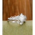 thumbnail image 5 of Bow Jewel 1.8 Ct Princess Cut Diamond Ring for Women's - White Gold Over 14K Ring - Engagement Wedding Rising Split Shank Ring - Party Wear Diamond Ring - Wedding Proposal Rings for Girlfriend, 5 of 10