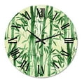 thumbnail image 2 of Designart 1 in Tropical Wall Clock, 2 of 5