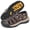 Brown, variant on Men’s Closed Toe Sport Sandals, Lightweight Outdoor Hiking Beach Shoes