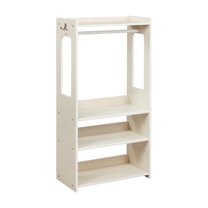 ECR4Kids TrendiTot Clothing Rack, White Wash