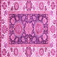 thumbnail image 1 of Ahgly Company Indoor Square Oriental Pink Traditional Area Rugs, 5' Square, 1 of 4